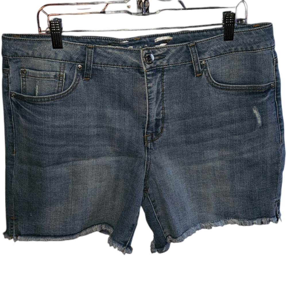 Seven7 Women's Blue Jean Shorts